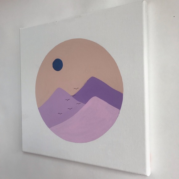 Minimalistic Landscape Acrylic Painting - Picture 5 of 5